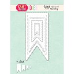CW333 Cutting Die -  Biscuit Pennants  - Craft&You Design