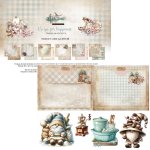 AA-RFH-08 Alchemy of Art - 8x8'' - A SET OF PAPERS 20,3x20,3cm - Recipe for happiness