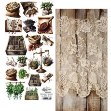 AA- RFH -H-01 Alchemy of Art - Recipe for happiness  - Elements for self-cutting out 6x12"