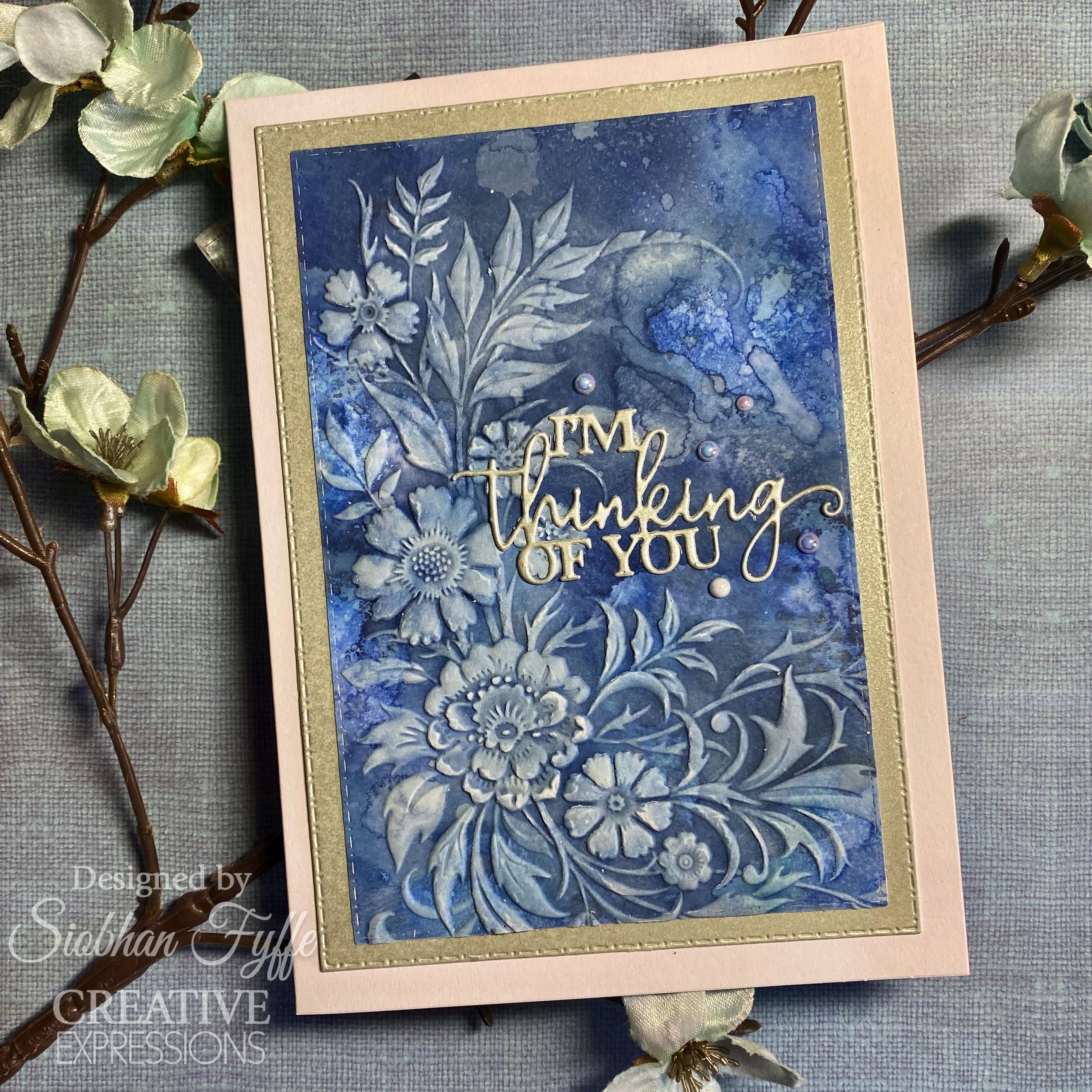 EF3D-088 Creative Expressions • Petal Cascade 3D Embossing Folder