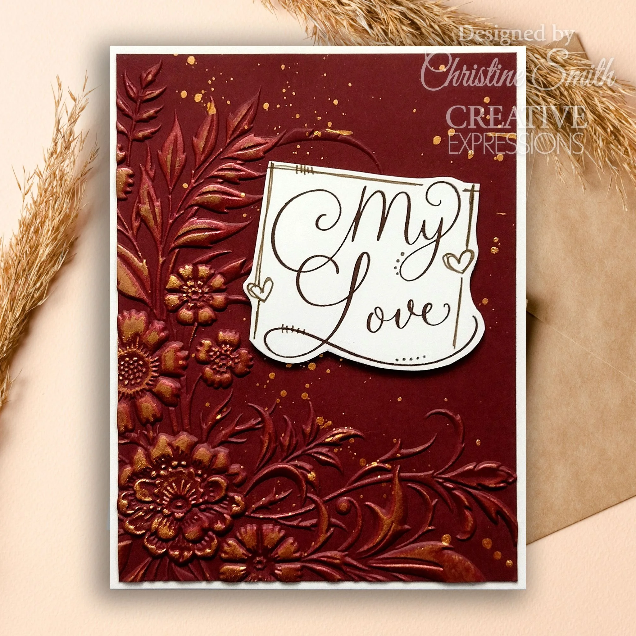 EF3D-088 Creative Expressions • Petal Cascade 3D Embossing Folder