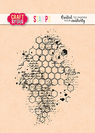 CS047 Clear Stamps Honeycomb - Craft & You Design