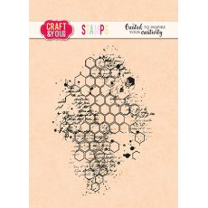 CS047 Clear Stamps Honeycomb - Craft & You Design