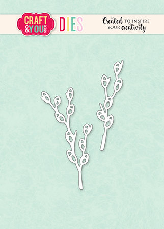 CW334 Cutting Die - Catkin Twigs - Craft&You Design