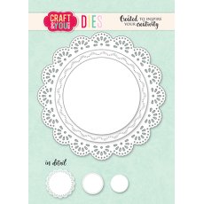CW335 Cutting Die -  Doily  - Craft&You Design