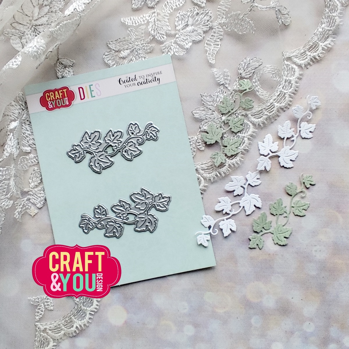 CW337 Cutting Die - Ivy Twigs - Craft&You Design