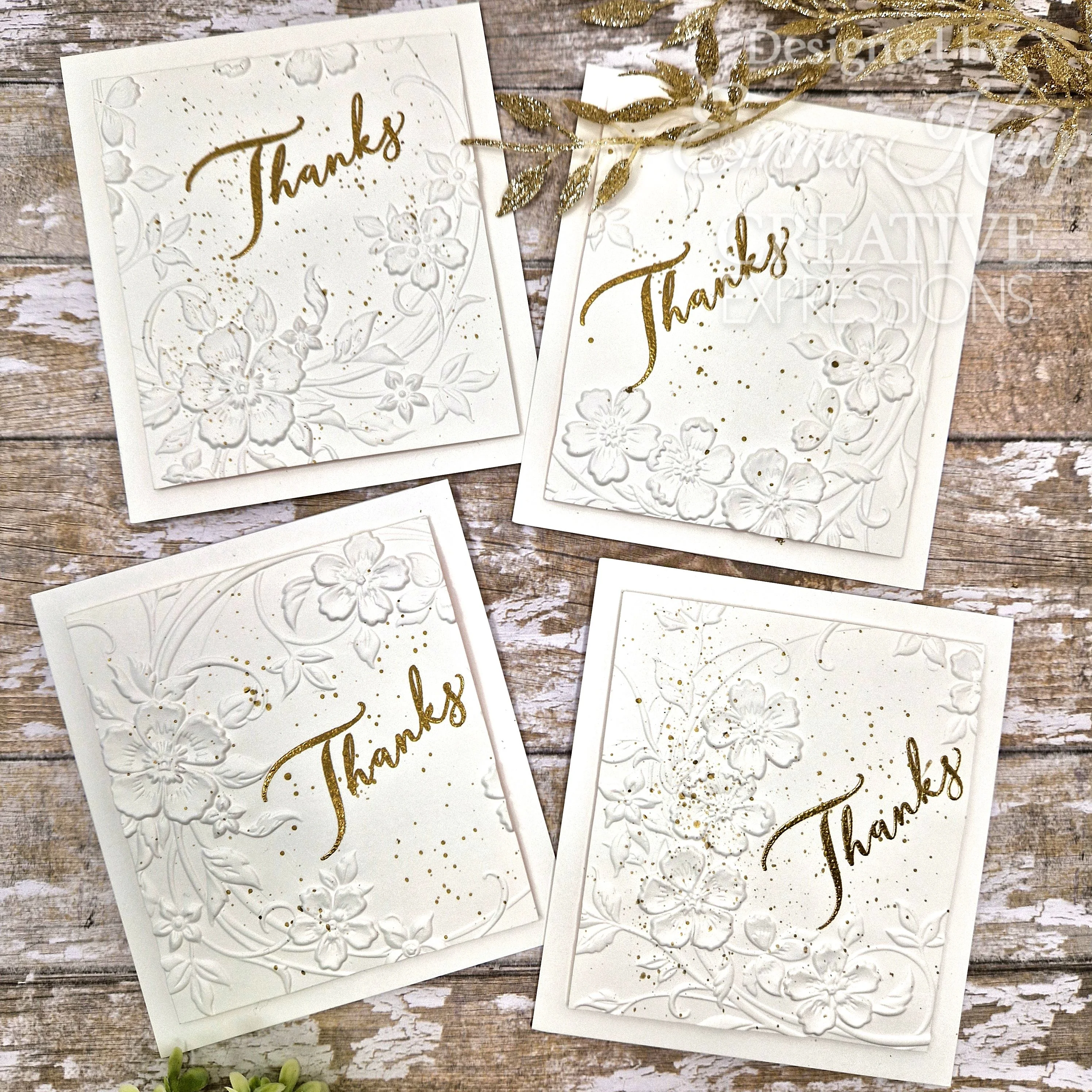 EF3D-085 Creative Expressions • Blossom Wreath 3D Embossing Folder