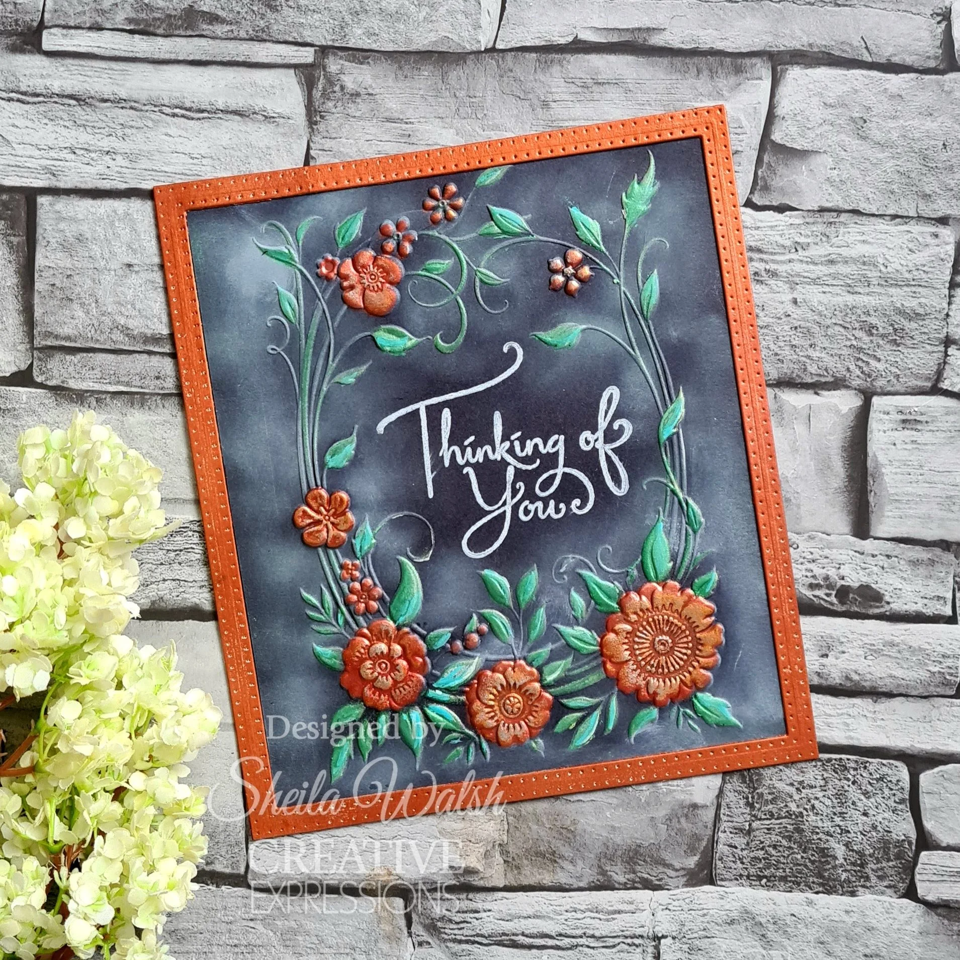 EF3D-087 Creative Expressions • Floral Symphony 3D Embossing Folder