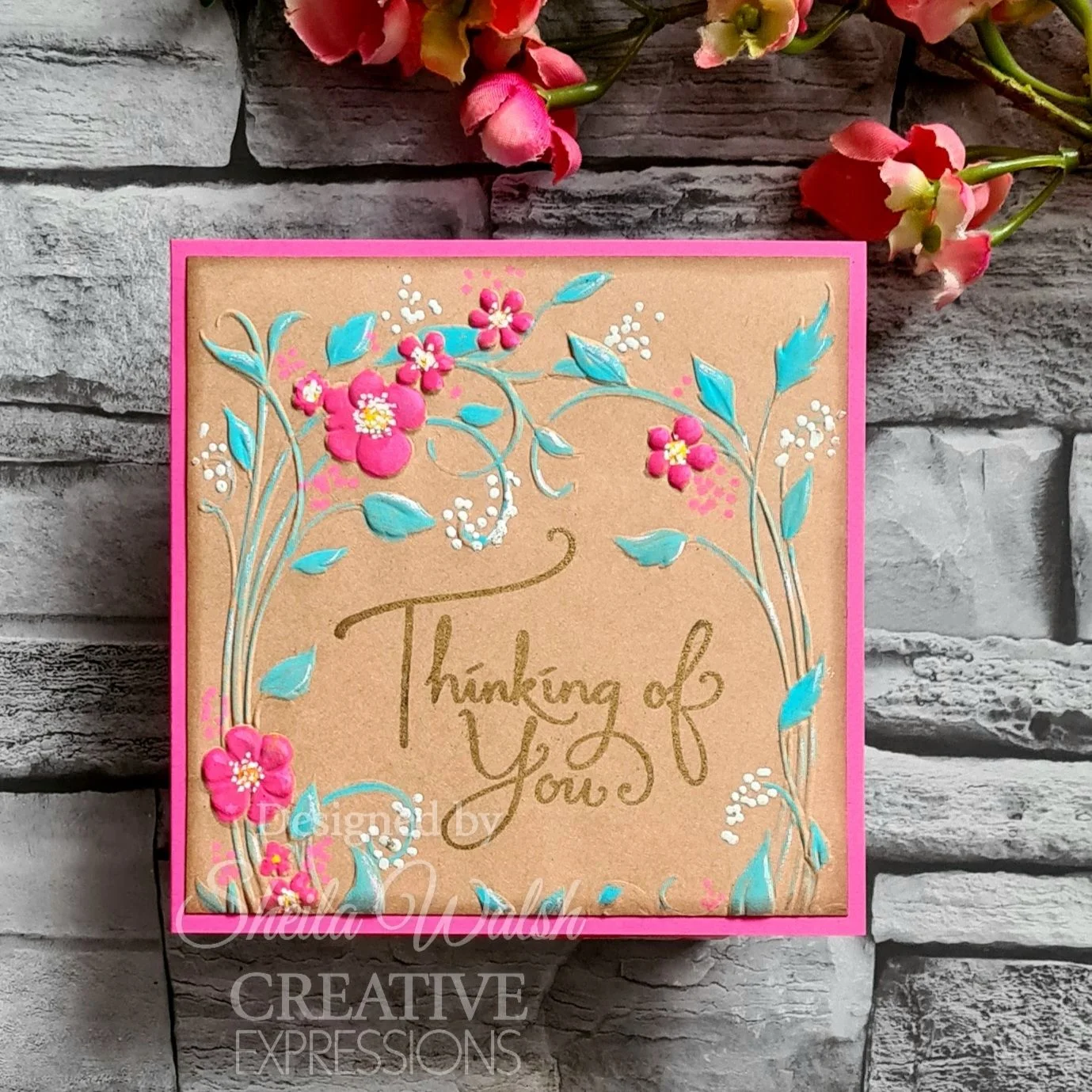 EF3D-087 Creative Expressions • Floral Symphony 3D Embossing Folder
