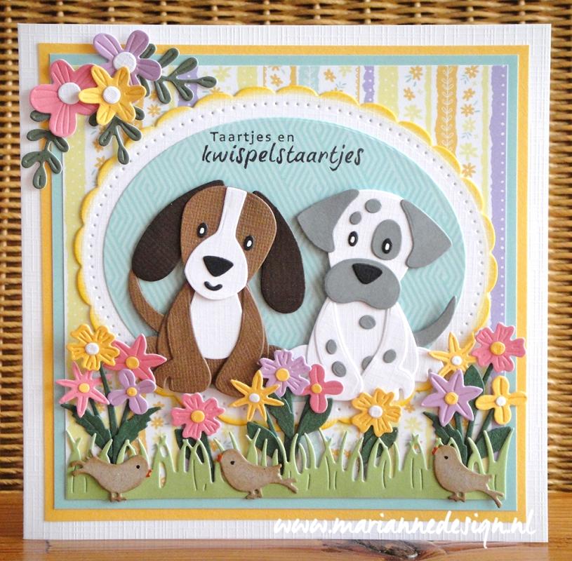 LR0891 Metal Die Marianne Design Creatables - Flower Garden