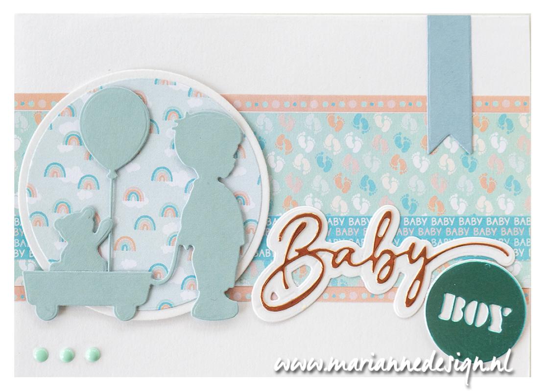 LR0893 Metal Die Marianne Design Creatables -Silhouette Boy