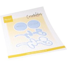LR0894 Metal Die Marianne Design Creatables -Baby boy & girl Text