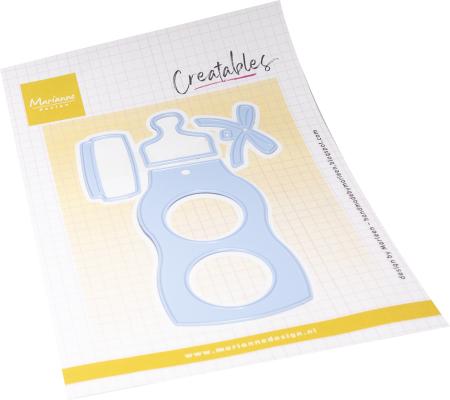 LR0895 Metal Die Marianne Design Creatables - Baby Bottle by Marleen