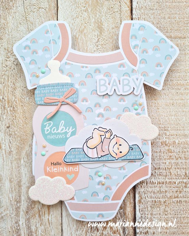 LR0895 Metal Die Marianne Design Creatables - Baby Bottle by Marleen