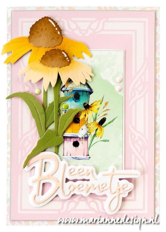 LR0897 Metal Die Marianne Design Creatables - Tiny's Coneflower
