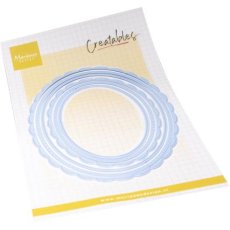 LR0898 Metal Die Marianne Design Creatables -Scalloped Oval