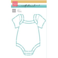 PS8177 Marianne Design - Mask stencil - Onesie by Marleen
