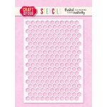 SC008 Stencil Honeycomb Craft & You Design