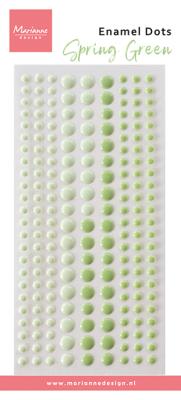 PL4533 Enamel Dots- Duotone Spring Green