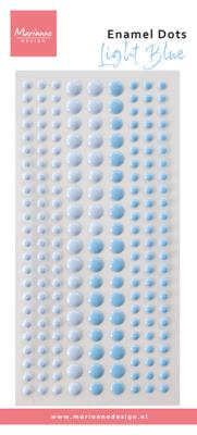 PL4535 Enamel Dots- Duotone Light Blue