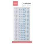 PL4535 Enamel Dots- Duotone Light Blue