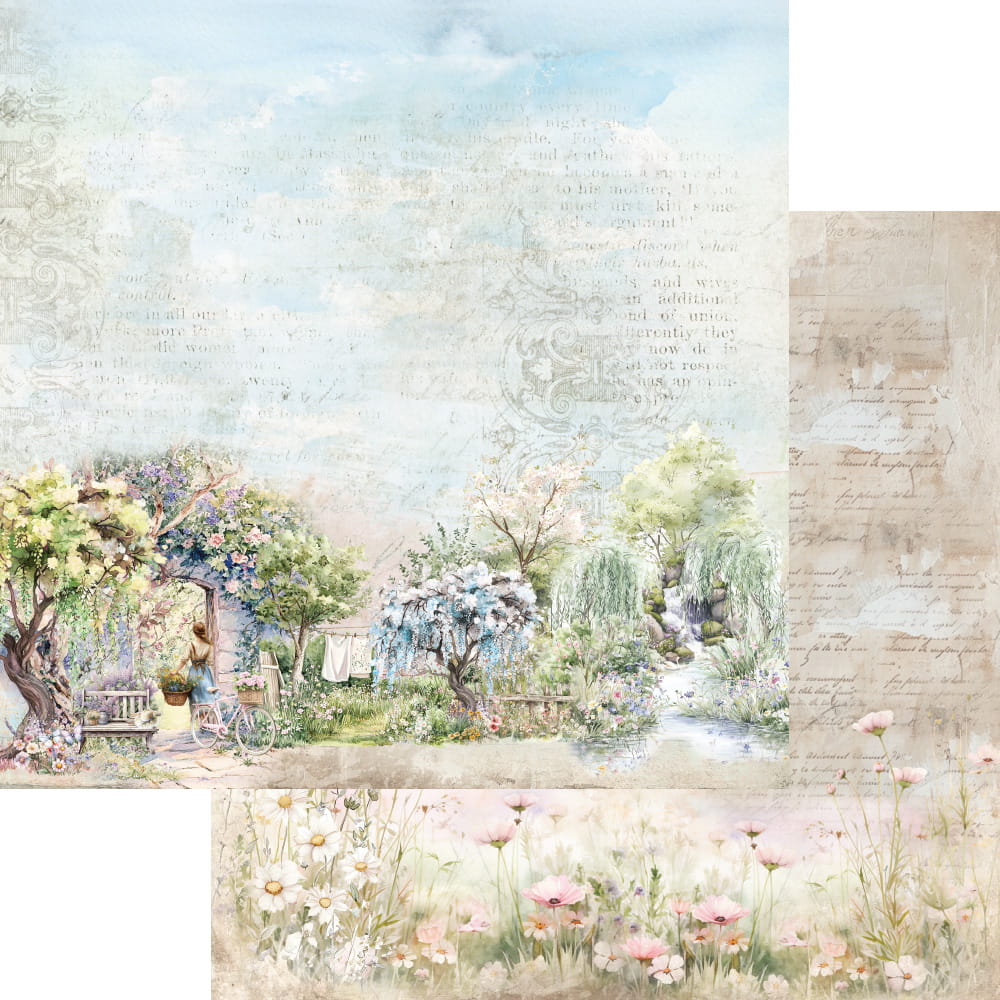 AA-MOS-12 Alchemy of Art - 6x6'' - A SET OF PAPERS Memories of spring