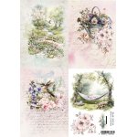 AA-MOS-RP-02   Alchemy of Art  Rice paper   A4 Memories of spring