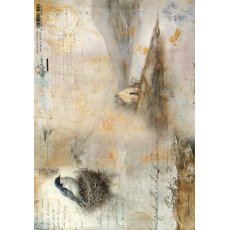 AA-MOS-RP-03   Alchemy of Art  Rice paper   A4  Memories of spring