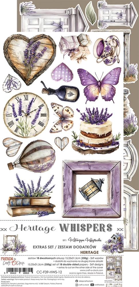 CC-F39-HWS-12 HERITAGE WHISPERS- EXTRAS set -HERITAGE