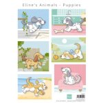 AK0079 one side paper - Marianne Design - Eline's Animals Puppies