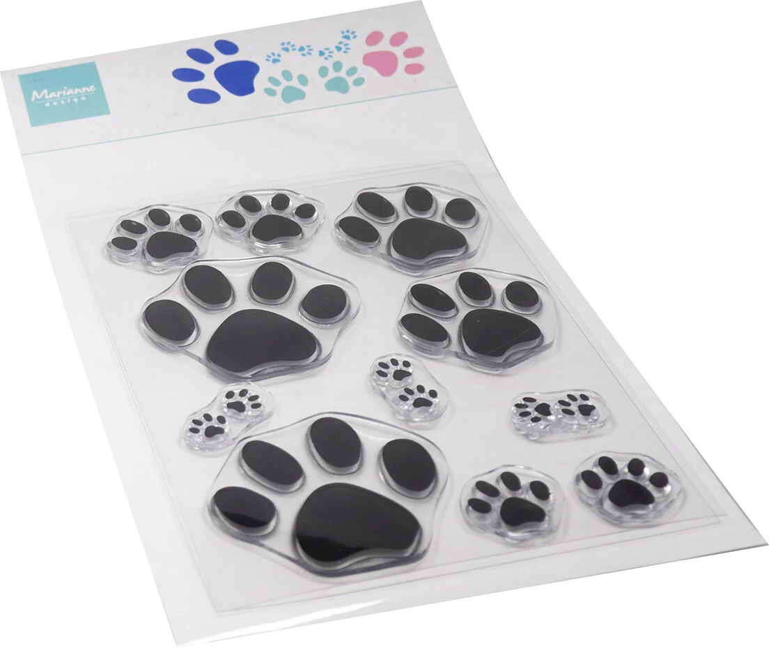 CS1171 Clear stamps -Paw Prints
