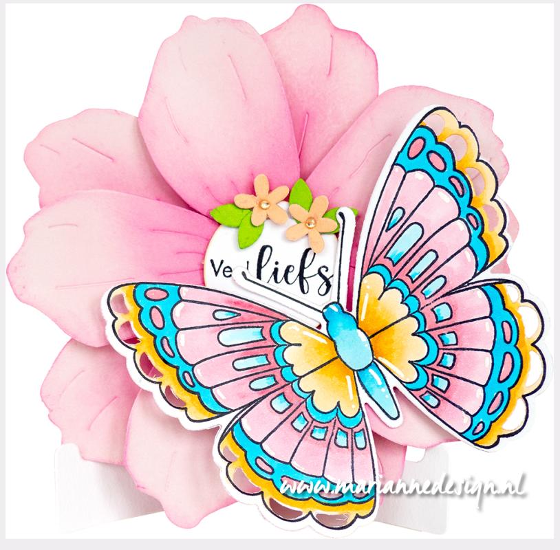 LR0901 Metal Die Marianne Design Creatables - Tiny's Large Flower