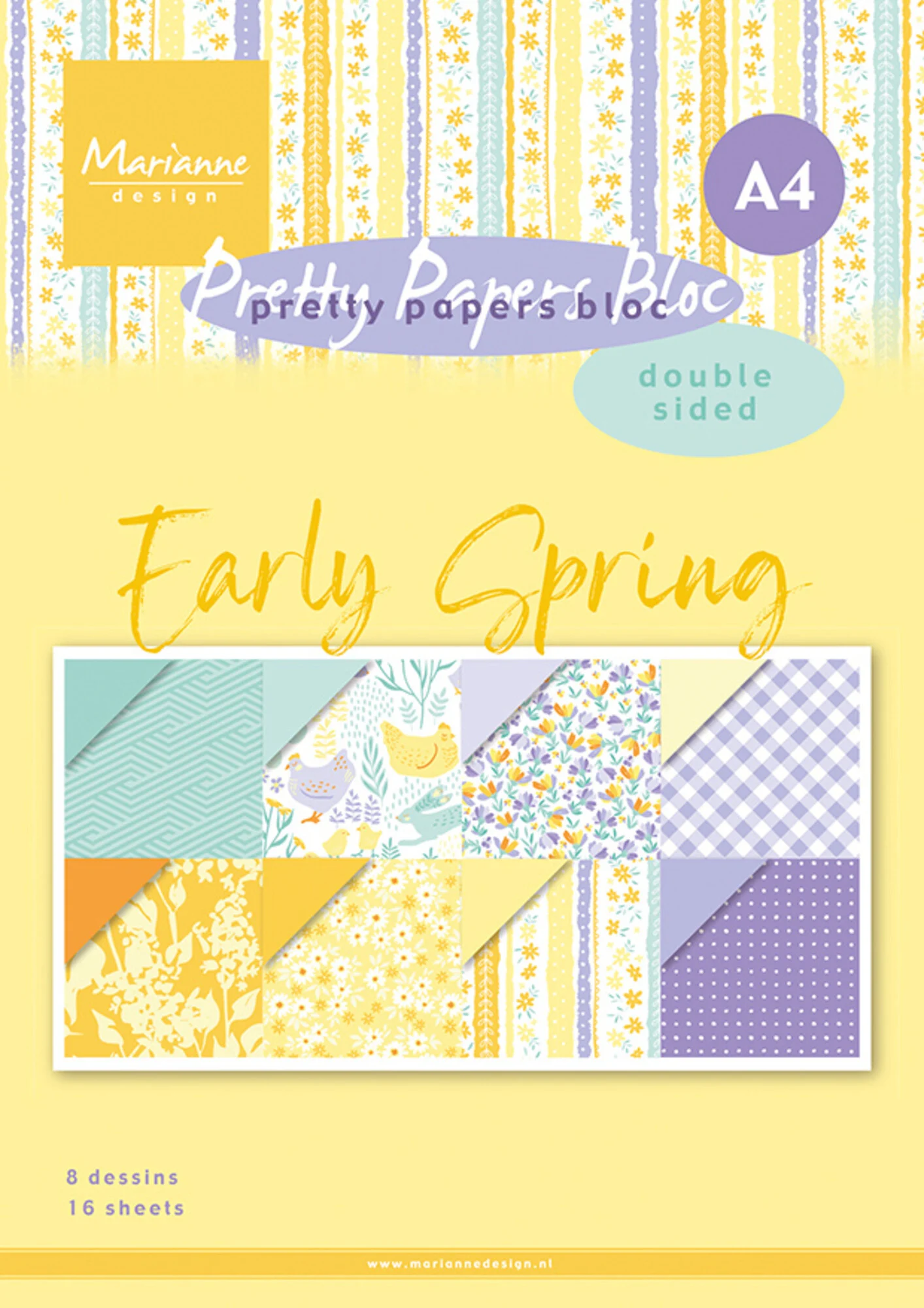 PK9186 Early Spring- paper pad A4