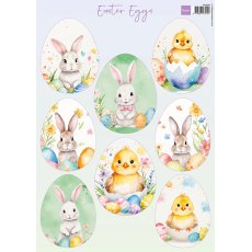 VK9620 one side paper A4 Marianne Design-Easter