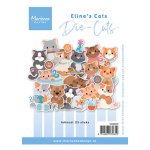 VK9622 Die-cuts A4 Marianne Design -Eline's Cats