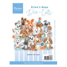 VK9623 Die-cuts  Marianne Design -Eline's Dogs