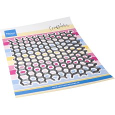 CR1685 Metal Die Marianne Design - CrafTables - Background Chicken wire