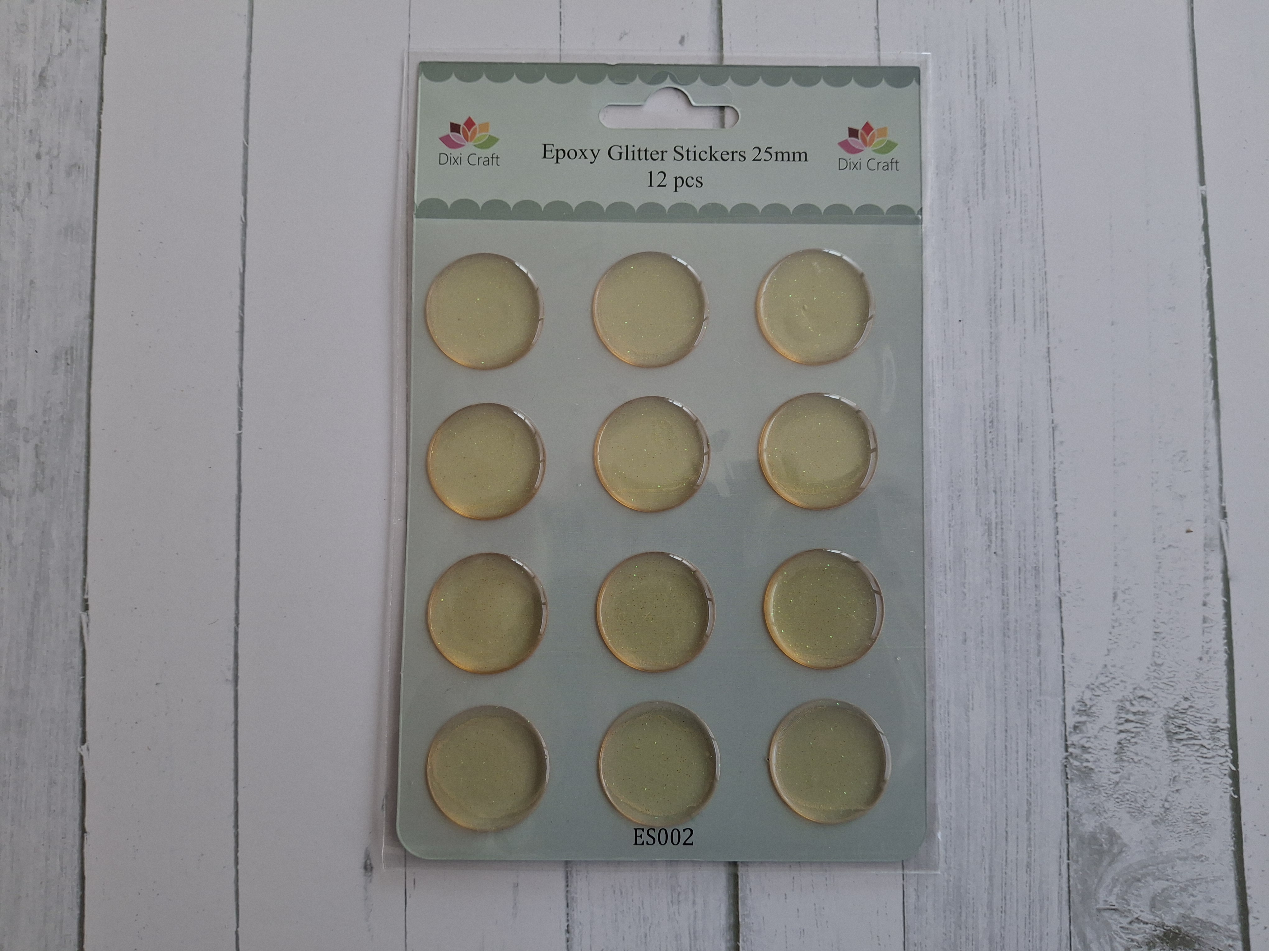 ES002 Epoxy Stickers - Sepia Vintage