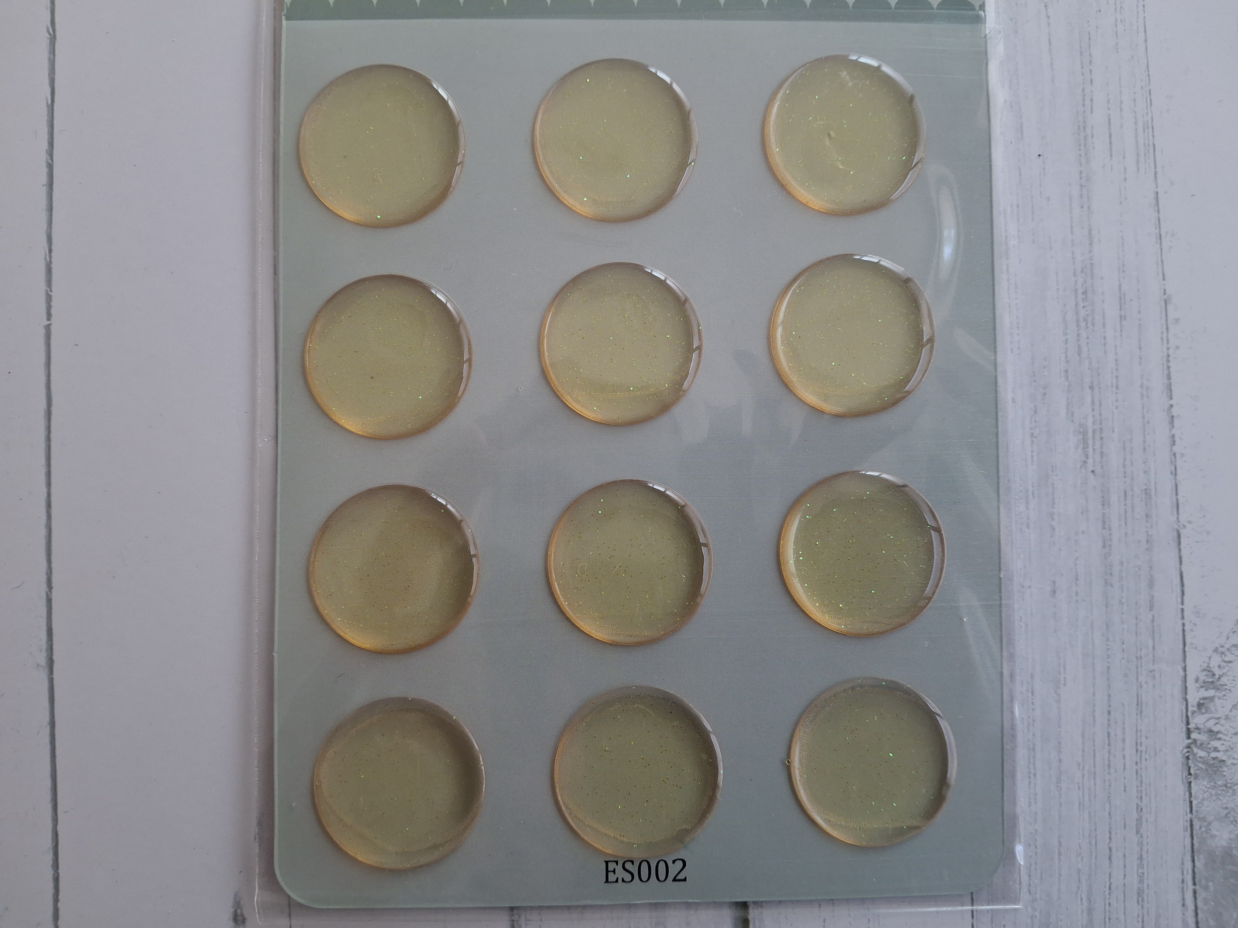 ES002 Epoxy Stickers - Sepia Vintage