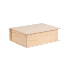 PZ287 Wooden box/container book, casket