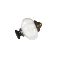 X1301B Handle, white knob