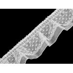 550100-1 Lace Ruffle Trimming, Double, width 40 mm