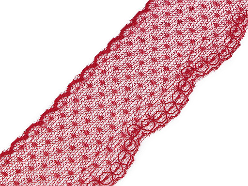 550166 Koronka syntetyczna szerokość 60 mm 1 biały - 1m