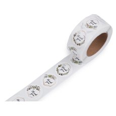 880391-3 Thank You Round Gift Tag Stickers Ø25 mm