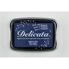 DE318 Tsukineko • Delicata pigment ink 9x6cm Sapphire Blue