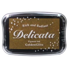 DE-191  Tsukineko • Delicata Pigment Ink 9x6cm Golden Glitz 