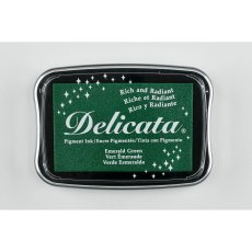 DE321 Tsukineko • Delicata pigment ink 9x6cm Emerald Green