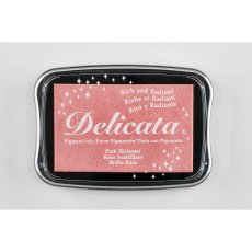 DE333 Tsukineko • Delicata pigment ink 9x6cm Pink Shimmer