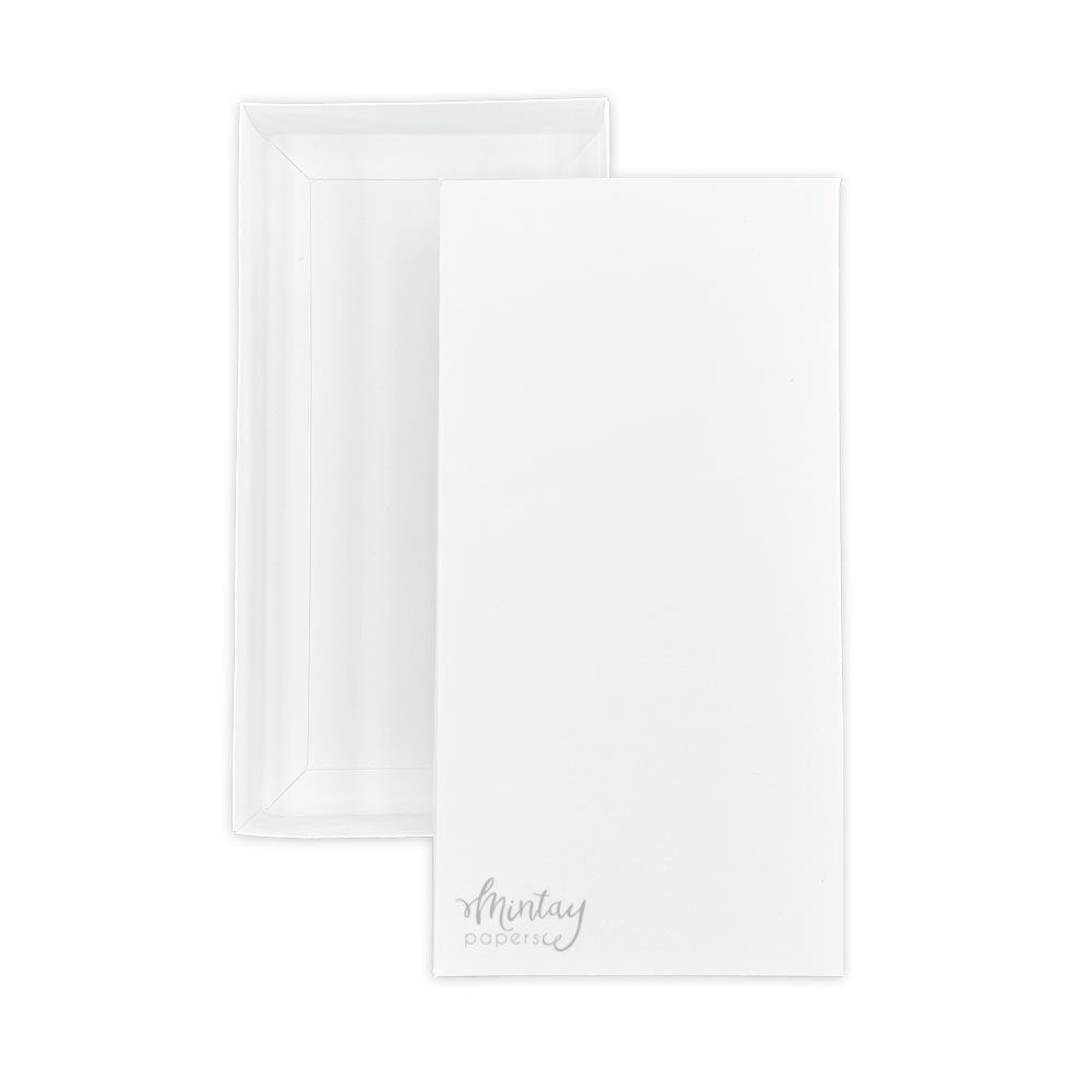 MT-BASIC-B03 Mintay box 11 cm x 22,5 cm x 3 cm - WHITE, 3 pcs.