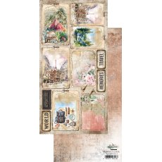  AA-MFTT-11 Paper sheet 6x12''   Memories from the trip-TAGS